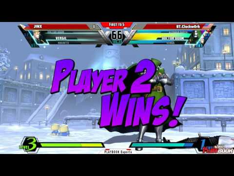 [ PlayBookTV 04.04.17 ] UMVC3 FT5 JINX Vs BT.Clockw0rk