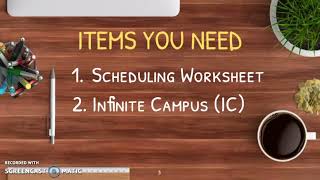 Entering 2022-23 Course Requests into Infinite Campus