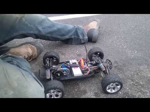 Traxxas Jato brushless conversion running