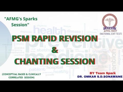 FMGE DEC 2021 I PSM REVISION & CHANTING SESSION -3