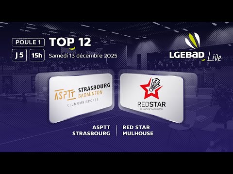 Rencontre Top 12 J5 Asptt Strasbourg contre Red Star Mulhouse - Terrain 1