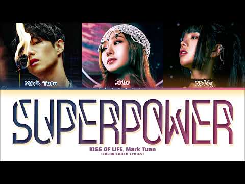 KISS OF LIFE & Mark Tuan 'SUPERPOWER' Lyrics (VALORANT Champions 2024 Song) (Color Coded Lyrics)