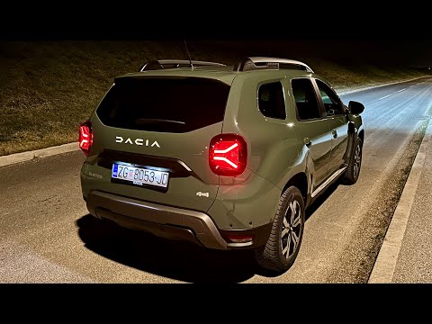 DACIA DUSTER 2023 Facelift at NIGHT – neue LED-Leuchten, außen und innen (Journey 4X4)
