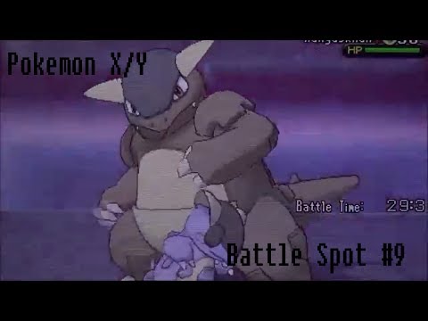 Live Pokemon X/Y Battle Spot #9! Mega Kangaskhan? Arcanine Doesn't Care!