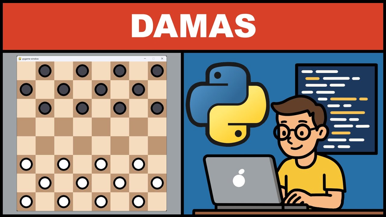 COMO PROGRAMAR O JOGO DAMAS EM PYTHON