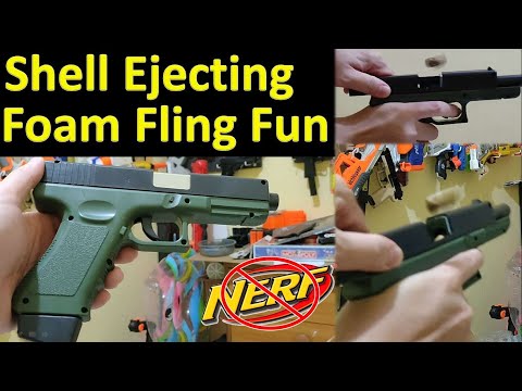Shell ejecting Foam Blaster | #Glock| #ToysTalk