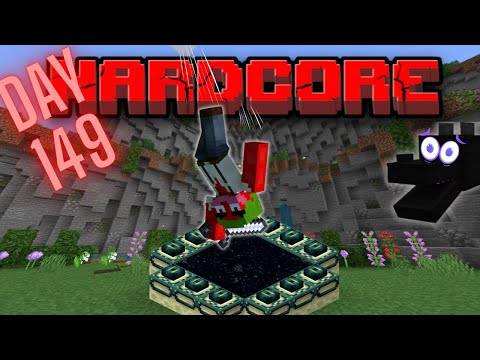 "Insane! BeardoMax discovers END portal in Hardcore Minecraft" #minecraft