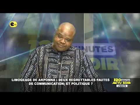 🛑LIMOGEAGE DE AKPONNA : DEUX REGRETTABLES FAUTES DE COMMUNICATION ; ET POLITIQUE ?