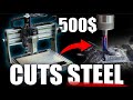 500 CNC Machine Cuts STEEL Sainsmart 3020 Pro Ultra Review