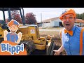 Blippi Explores Construction Vehicles Educational Videos For Kids