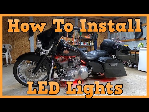 How To Install LED Lights - Harley Davidson Street Glide