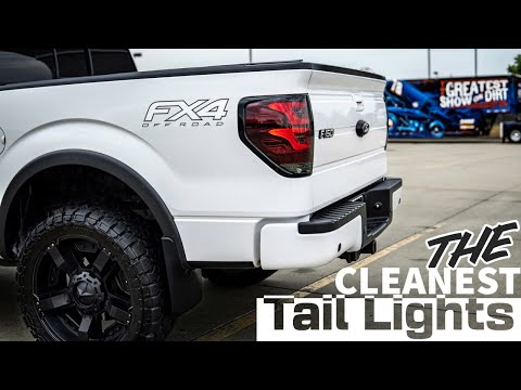 Peace RECON! Alpharex tail lights INSTALLED on the F150!