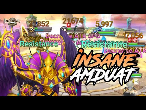 WTH!!!! AMDUAT AS DAMAGE DEALER??? THAT'S SO CRAZY [Summoners War : Sky Arena]