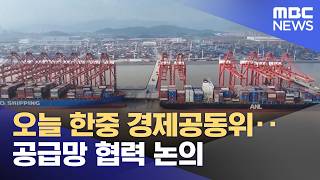 오늘 한중 경제공동위‥공급망 협력 논의 (2026.04.20/뉴스투데이/MBC)