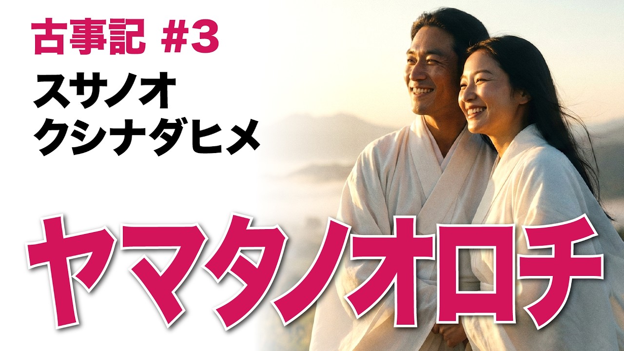 【古事記】ヤマタノオロチ討伐！スサノオの覚醒と愛の物語