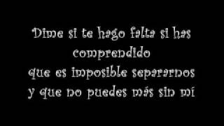 DIME SI TE HAGO FALTA - ALBERTO PLAZA