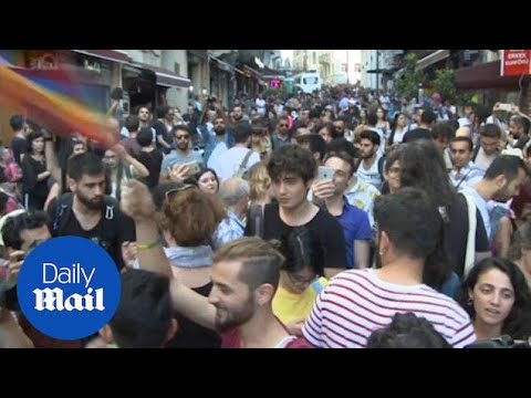 Turkish police use tear gas to break up banned pride march