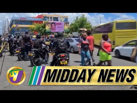 Chaos in Downtown Kingston Jamaica, 5 Dead | TVJ Midday News - Sept 10 2021