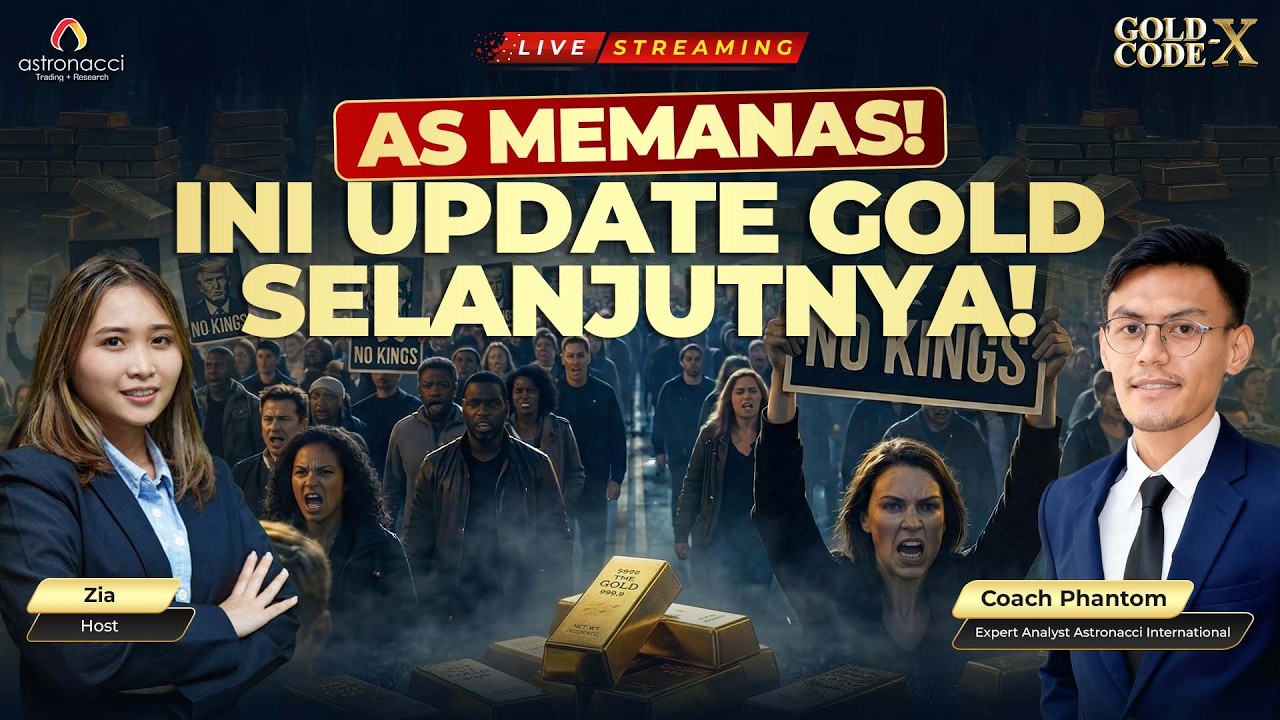 AS Memanas! Demo No Kings Meluas, Ini Update Gold Biar Nggak Salah Entry!