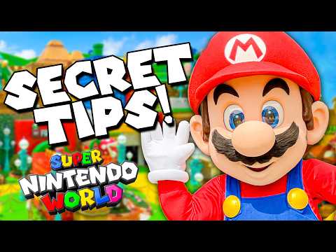 Top 10 Hidden Secrets, Tips & Tricks of Super Nintendo World at Epic Universe- Universal Studios