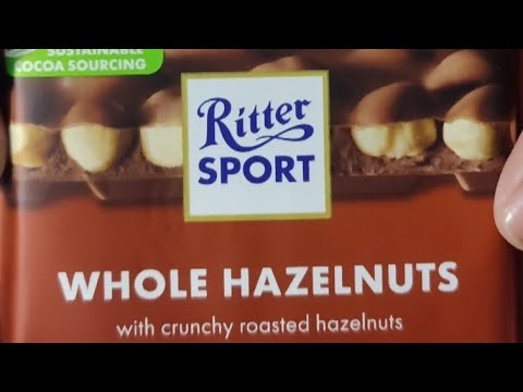 ritter sport whole hazelnut chocolate #youtube #chocolate