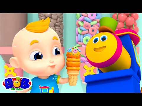 Crème Glacée Chanson et Plus Vidéo éducatif Pour les Enfants par Bob le Train  Française