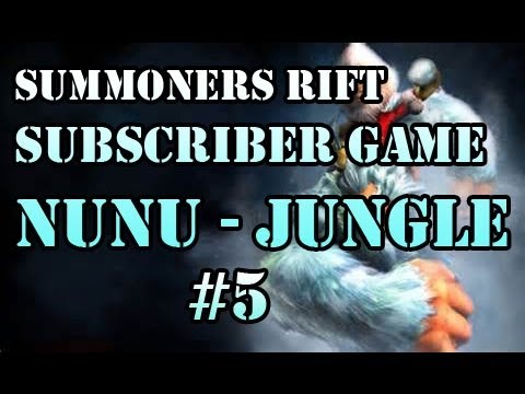 LOL [JUNGLE NUNU] & BOTLANE SUPREMACY LG4L Summoners Rift #5 League of Legends
