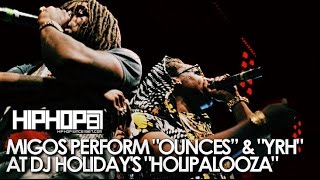 Migos Perform "Ounces" & "YRN" At DJ Holiday's Holipalooza