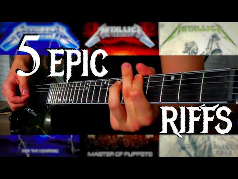 TOP 5 Epic Metallica Riffs!