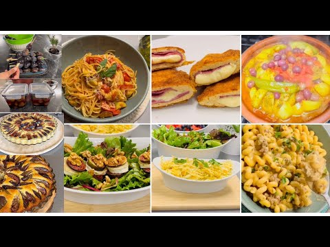 8 Recettes /Pour La Semaine /Simples et Faciles /Salades/Plats pPicipaux/Desserts/