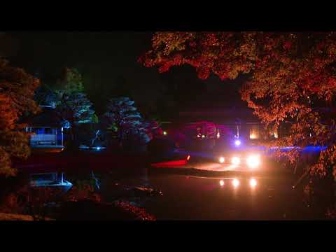 長野デザインウィーク in 松代✕真田邸庭園ライトアップ「幻奏」〈真田邸  ロングバージョン〉