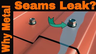How to Repair a Flat Roof leak- Why METAL ROOF SEAMS LEAK - Super Silicone Seal