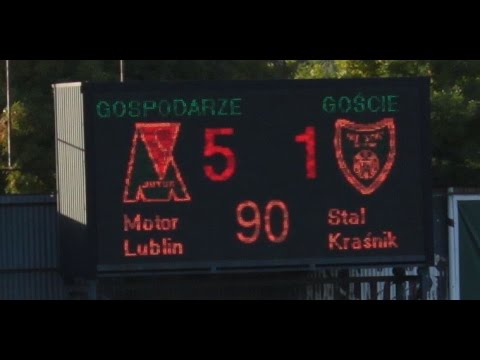 Motor Lublin - Stal Kraśnik 5:1 (2:0). 6.09. 2014 Zobacz bramki