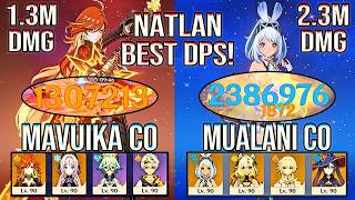 🔥Natlan's Best DPS!? Mavuika 1.3M & Mualani 2.3M DMG | Spiral Abyss 12 | Genshin Impact