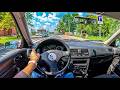 2002 Volkswagen Bora 1 6 16V 105 HP POV Test Drive 2818 Joe Black