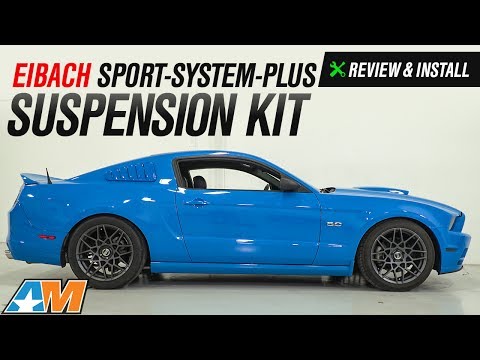 2011-2014 Mustang GT, V6 Eibach Sport-System-Plus Suspension Kit Review & Install