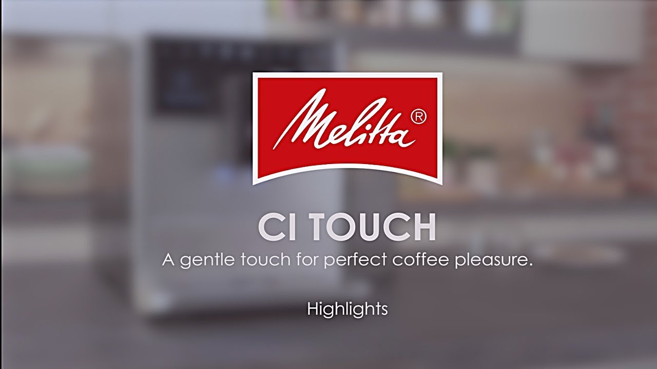 MELITTA CI TOUCH automatinis kavos aparatas, sidabro