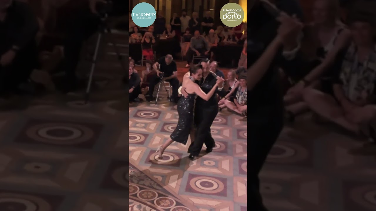 Video thumbnail for FI TANGO 2025 PORTO - Sabrina Velíz & Alejandro Lencina dance Ricardo Tanturi - Comparsa Criolla