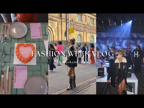 FASHION WEEK VLOG + weekend fun