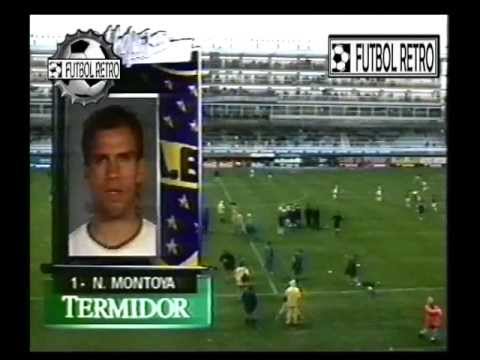 Boca Jrs 1 vs San Lorenzo 1 Apertura 1996 Rambert, Pompei, Abreu, Ruggeri, Silas