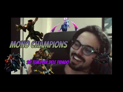MYLON REAGINDO A COMO OS MONO CHAMPIONS REALMENTE JOGAM LEAGUE OF LEGENDS- BRONZIOCRE
