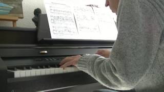 Serge Gainsbourg- Dépression au dessus du jardin (piano solo)