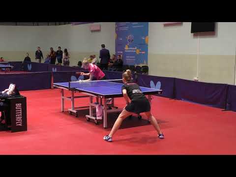 BERESNEVA - RYAZANOVA #MOSCOW #Championships 2020 #RUSSIAN #tabletennis #настольныйтеннис