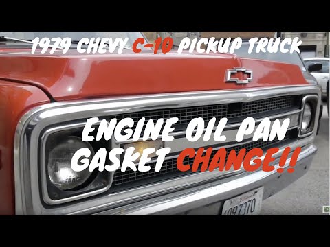 Chevy C-10 Engine Oil Pan Gasket Replacement by Folleh Shar Tamba