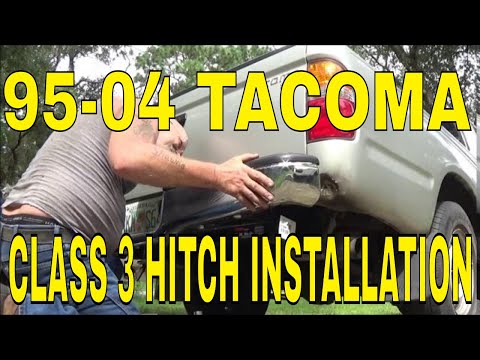 1995 2004 Toyota Tacoma Class 3 Hitch Installation