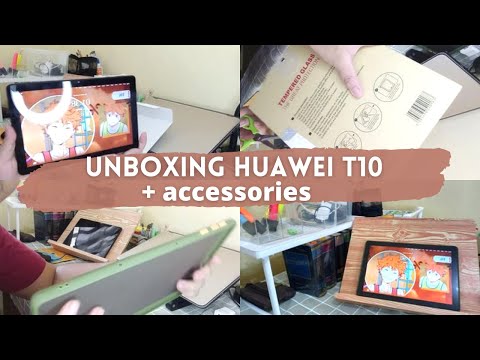 Huawei Matepad T10 Unboxing + Accessories from Shopee