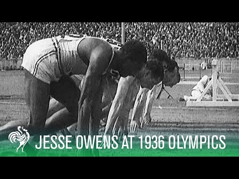 Jesse Owens Wins 100m Gold as Hitler Watches at 1936 Olympics | Sporting History