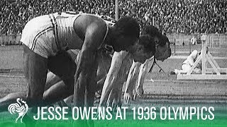 Jesse Owens Wins 100m Gold