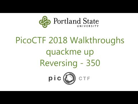 PicoCTF 2018 - quackme up