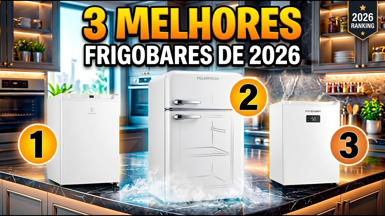 3 MELHORES FRIGOBARES de 2026!NÃO COMPRE Frigobar Antes de Ver Este Vídeo!
